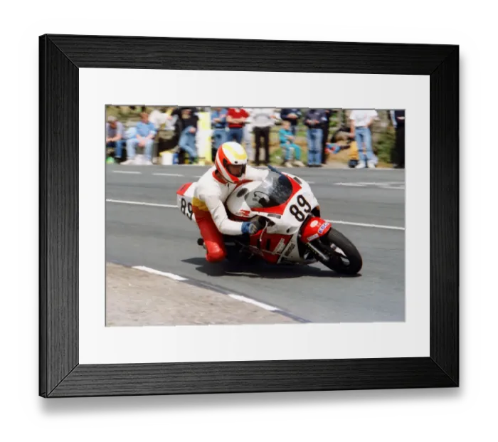 Framed Print : Marek Nofer (Suzuki) 1989 Formula One TT Framed Print : Marek Nofer (Suzuki) 1989 Formula One TT