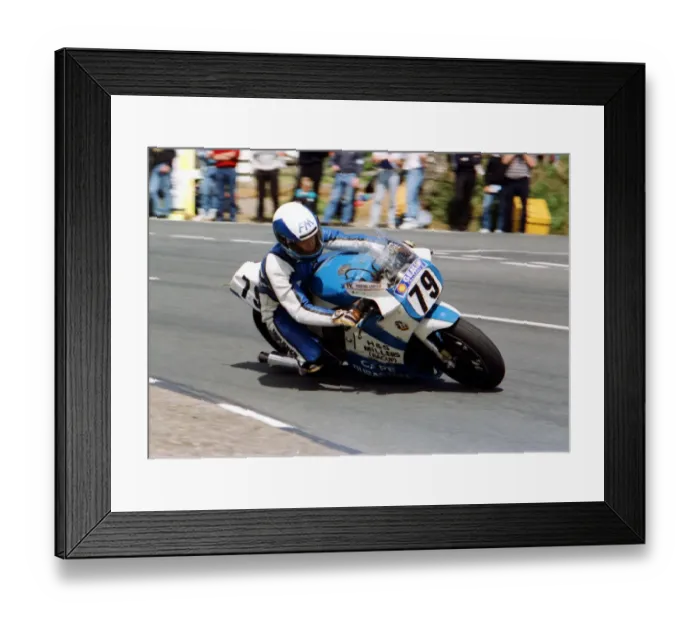 Framed Print : Chris Faulkner (Yamaha) 1989 Formula One TT Framed Print : Chris Faulkner (Yamaha) 1989 Formula One TT