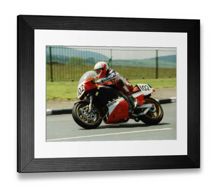 Framed Print : Martin Grein (Suzuki) 1989 Formula One TT Framed Print : Martin Grein (Suzuki) 1989 Formula One TT