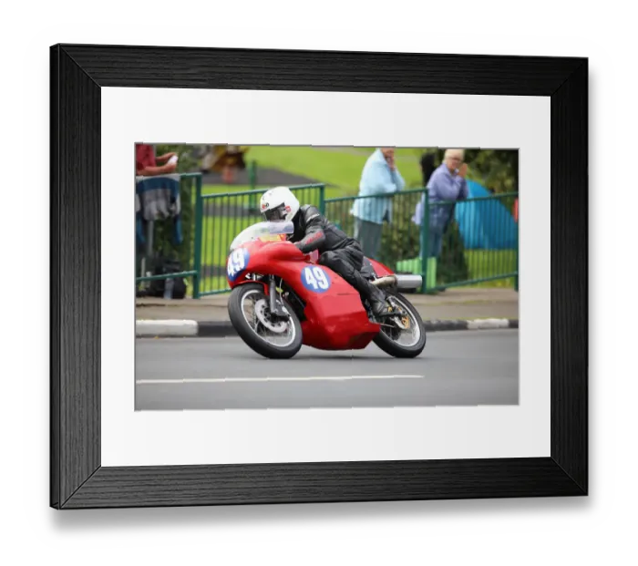 Framed Print : Keith Dixon (Seeley) 2019 Junior Classic TT Framed Print : Keith Dixon (Seeley) 2019 Junior Classic TT