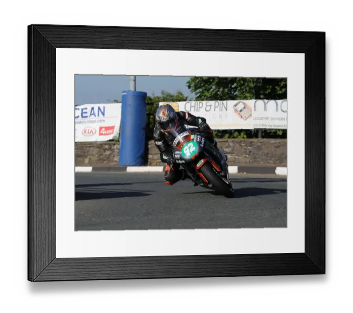 Framed Print : Jamie Williams (Honda) 2018 Post TT Framed Print : Jamie Williams (Honda) 2018 Post TT