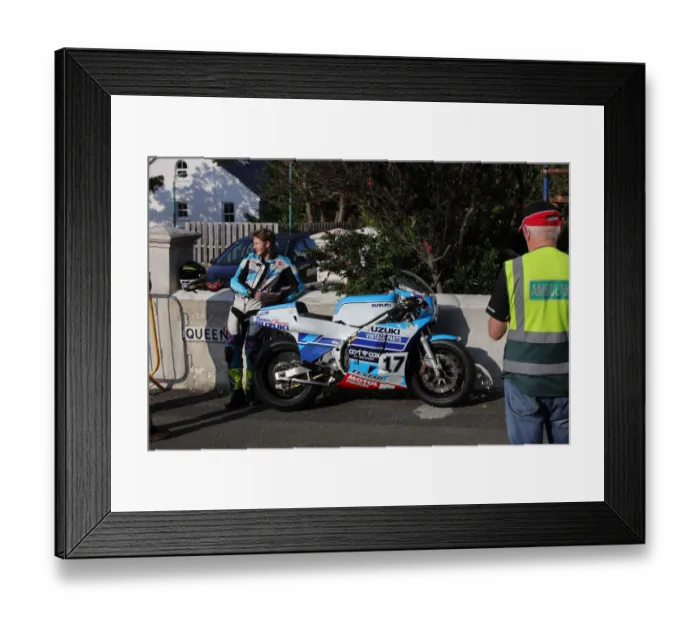 Framed Print : Danny Webb (Suzuki) 2019 Superbike Classic TT Framed Print : Danny Webb (Suzuki) 2019 Superbike Classic TT