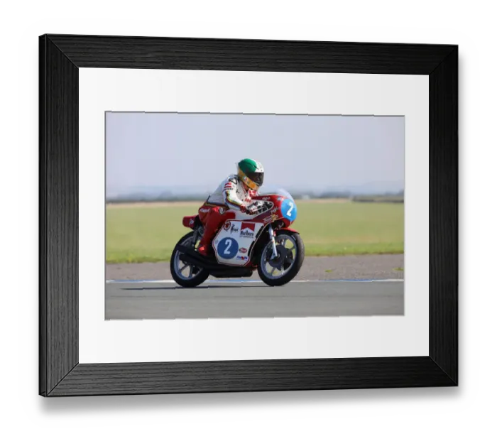 Framed Print : Giacomo Agostini (MV) 2019 Jurby Day