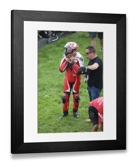 Framed Print : Carl Fogarty 2019 Jurby Day Framed Print : Carl Fogarty 2019 Jurby Day