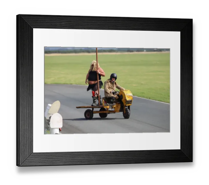 Framed Print : Pole Dancing - Purple Helmet Style! 2019 Jurby Day Framed Print : Pole Dancing - Purple Helmet Style! 2019 Jurby Day