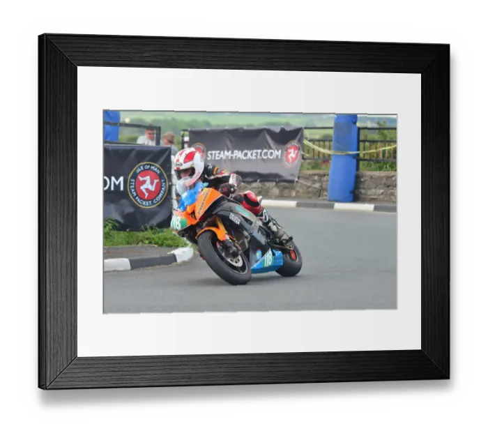 Framed Print : Sam Dunlop (Kawasaki) 2012 Southern 100 Framed Print : Sam Dunlop (Kawasaki) 2012 Southern 100