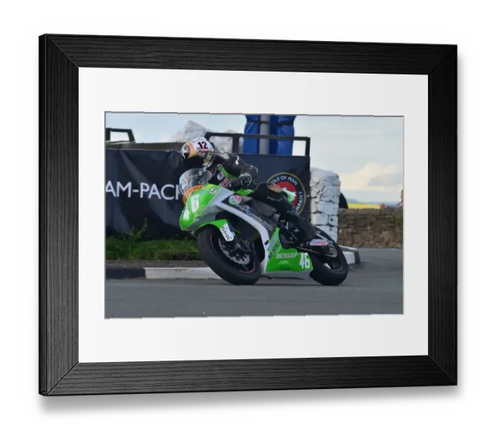 Framed Print : John Barton (Kawasaki) 2012 Southern 100 Framed Print : John Barton (Kawasaki) 2012 Southern 100