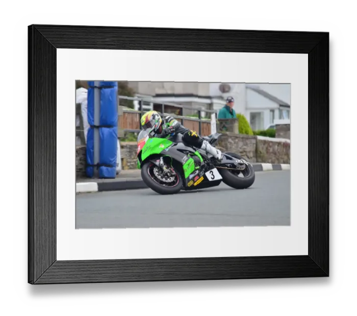 Framed Print : Ian Lougher (Kawasaki) 2012 Southern 100 Framed Print : Ian Lougher (Kawasaki) 2012 Southern 100