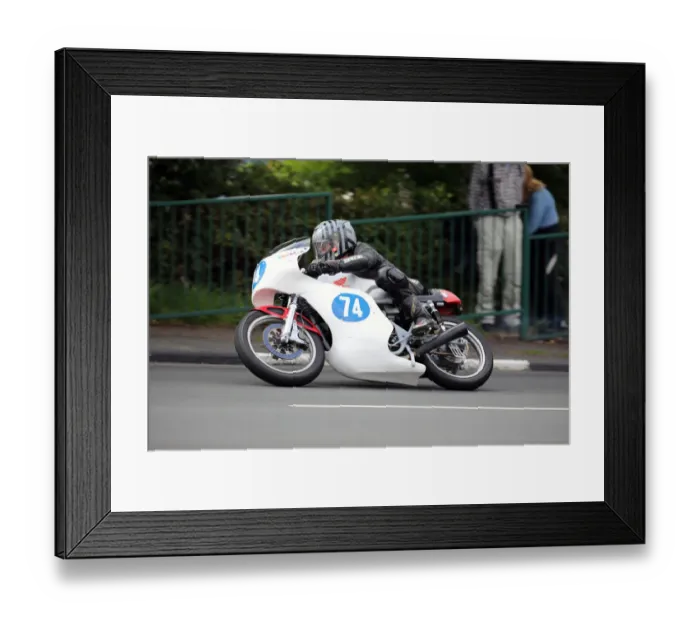 Framed Print : Simon Collins (Honda) 2019 Junior Classic TT Framed Print : Simon Collins (Honda) 2019 Junior Classic TT