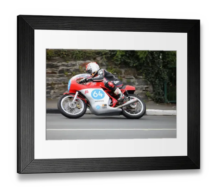 Framed Print : Chris Moore (Honda) 2019 Junior Classic TT Framed Print : Chris Moore (Honda) 2019 Junior Classic TT