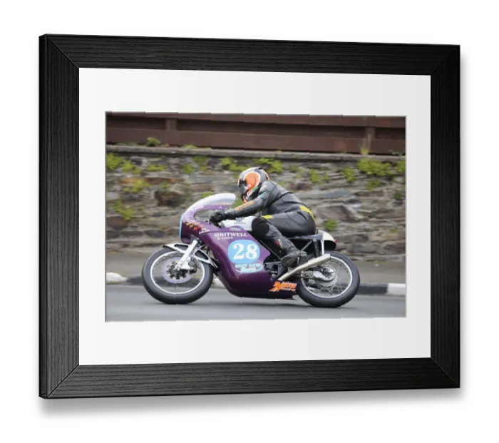Framed Print : Alec Whitwell (Honda) 2019 Junior Classic TT Framed Print : Alec Whitwell (Honda) 2019 Junior Classic TT