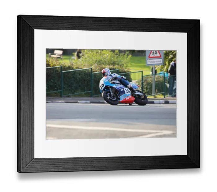Framed Print : Philip Crowe (Suzuki) 2019 Superbike Classic TT Framed Print : Philip Crowe (Suzuki) 2019 Superbike Classic TT