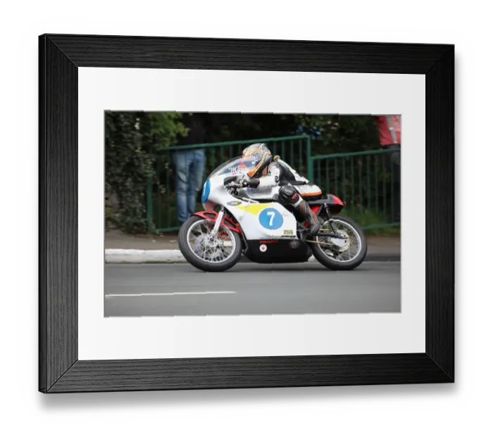 Framed Print : Marie Costello (Honda) 2019 Junior Classic TT Framed Print : Marie Costello (Honda) 2019 Junior Classic TT
