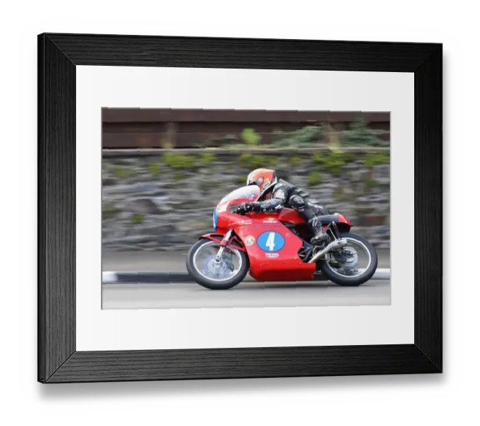 Framed Print : Michael Rutter (Honda) 2019 Junior Classic TT Framed Print : Michael Rutter (Honda) 2019 Junior Classic TT