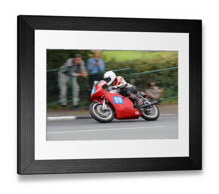 Framed Print : Jason Lamb (Honda) 2019 Junior Classic TT Framed Print : Jason Lamb (Honda) 2019 Junior Classic TT