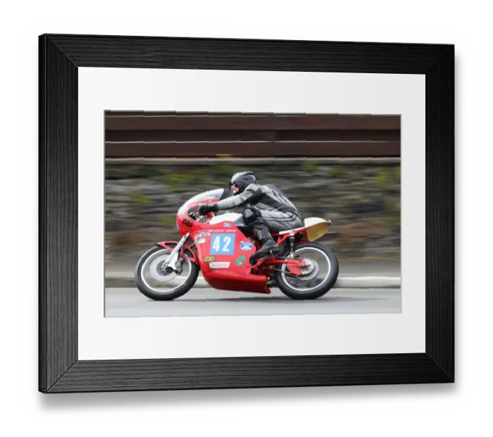 Framed Print : Richard Lambourne (Honda) 2019 Junior Classic TT Framed Print : Richard Lambourne (Honda) 2019 Junior Classic TT