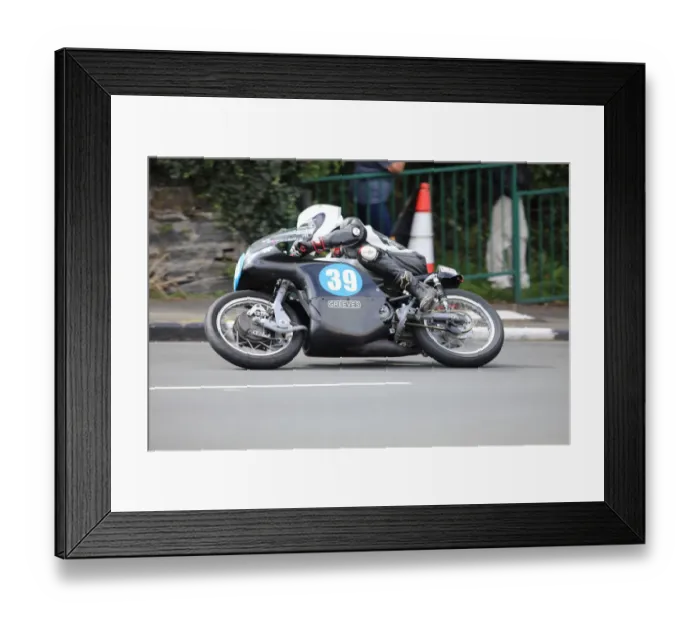 Framed Print : Will Loder (Greeves) 2019 Junior Classic TT Framed Print : Will Loder (Greeves) 2019 Junior Classic TT