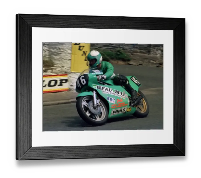 Framed Print : Mark Westmorland (Yamaha) 1986 Formula Two TT Framed Print : Mark Westmorland (Yamaha) 1986 Formula Two TT