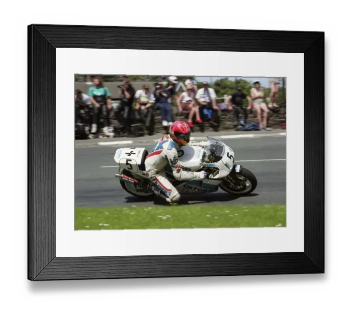 Framed Print : Mark Farmer (Oxford Ducati) 1993 Formula One TT