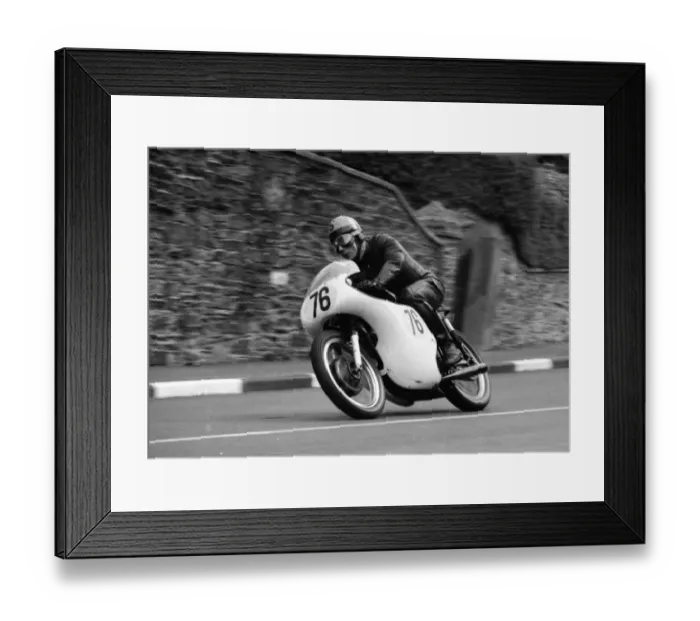 Framed Print : Jack York (GBS) 1963 Senior Manx Grand Peix Framed Print : Jack York (GBS) 1963 Senior Manx Grand Peix