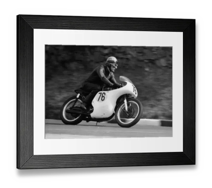 Framed Print : Jack York (GBS) 1963 Senior Manx Grand Peix Framed Print : Jack York (GBS) 1963 Senior Manx Grand Peix