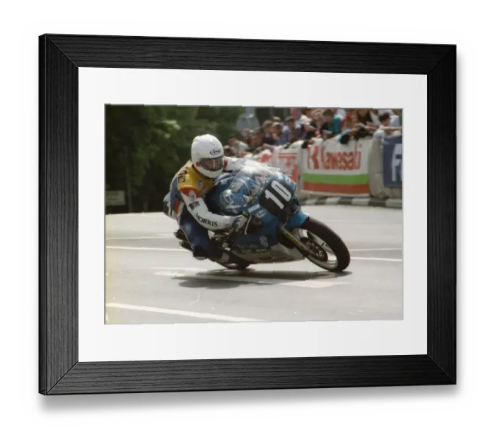 Framed Print : Jason Griffiths (Spondon Yamaha) 1994 Singles TT Framed Print : Jason Griffiths (Spondon Yamaha) 1994 Singles TT
