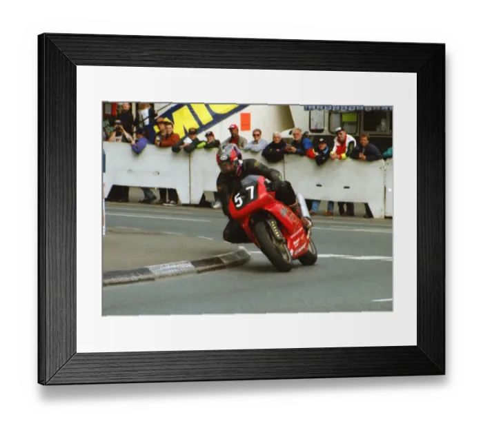 Framed Print : Craig McLean (Ducati) 1996 Singles TT Framed Print : Craig McLean (Ducati) 1996 Singles TT