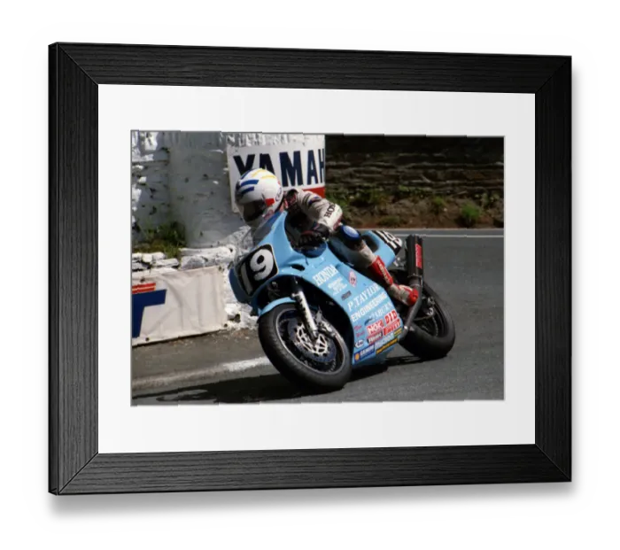 Framed Print : Derek Young (Taylor Honda) 1994 Singles TT Framed Print : Derek Young (Taylor Honda) 1994 Singles TT
