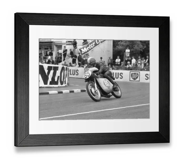 Framed Print : Les Allen (Bultaco) 1965 Lightweight TT Framed Print : Les Allen (Bultaco) 1965 Lightweight TT
