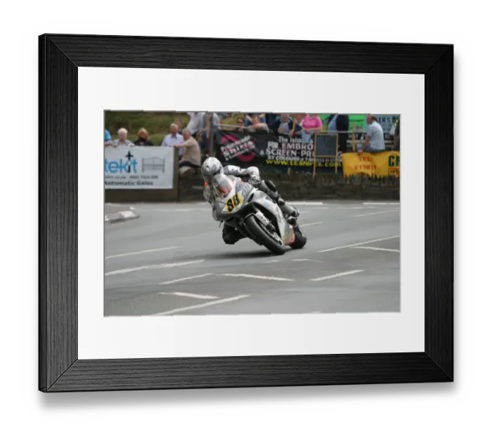 Framed Print : Daniel Jansen (Kawasaki) 2005 Senior TT
