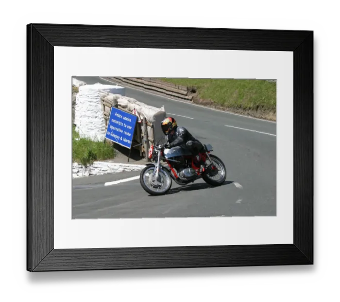 Framed Print : Alfio Crespi (Ducati) 2005 Classic Lap Framed Print : Alfio Crespi (Ducati) 2005 Classic Lap