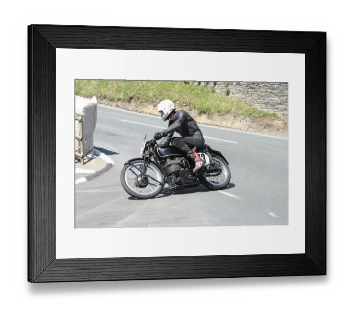 Framed Print : Grahame Rhodes (Velocette) 2005 Classic Lap Framed Print : Grahame Rhodes (Velocette) 2005 Classic Lap
