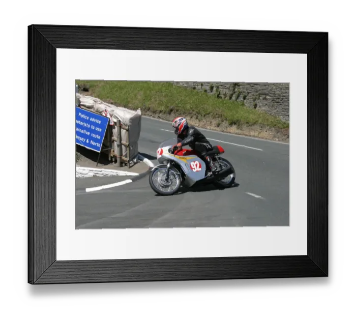 Framed Print : Marcus Bisson (Honda) 2005 Classic Lap