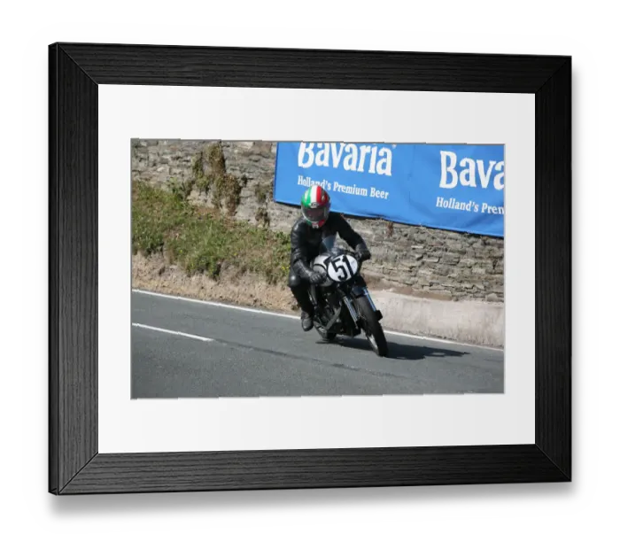 Framed Print : Ronald Mullin (Norton) 2007 Parade Lap Framed Print : Ronald Mullin (Norton) 2007 Parade Lap