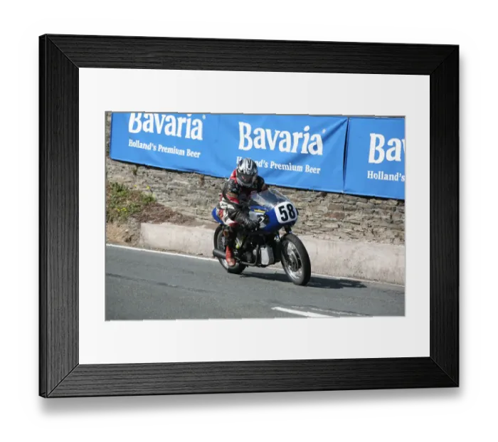 Framed Print : Mick Potter (Triumph) 2007 Parade Lap Framed Print : Mick Potter (Triumph) 2007 Parade Lap