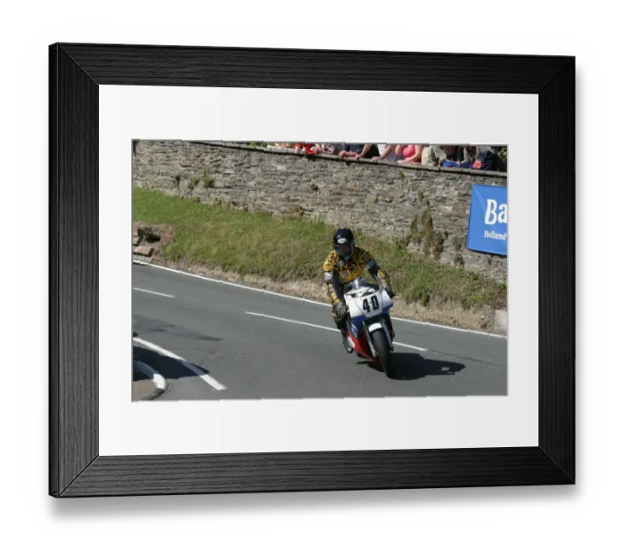 Framed Print : Graham Ruttle (Honda) 2007 Parade Lap