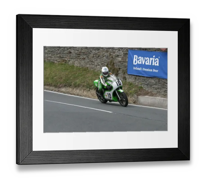 Framed Print : Mick Grant (Kawasaki) 2007 Parade Lap Framed Print : Mick Grant (Kawasaki) 2007 Parade Lap