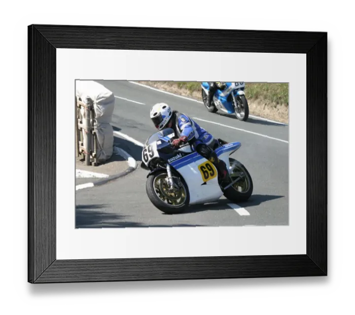 Framed Print : Alan Bud Jackson (Suzuki) 2007 Parade Lap Framed Print : Alan Bud Jackson (Suzuki) 2007 Parade Lap