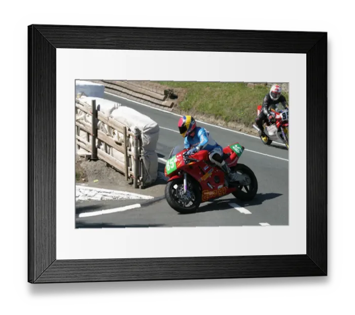 Framed Print : Paul Williams (Honda) 2007 Parade Lap