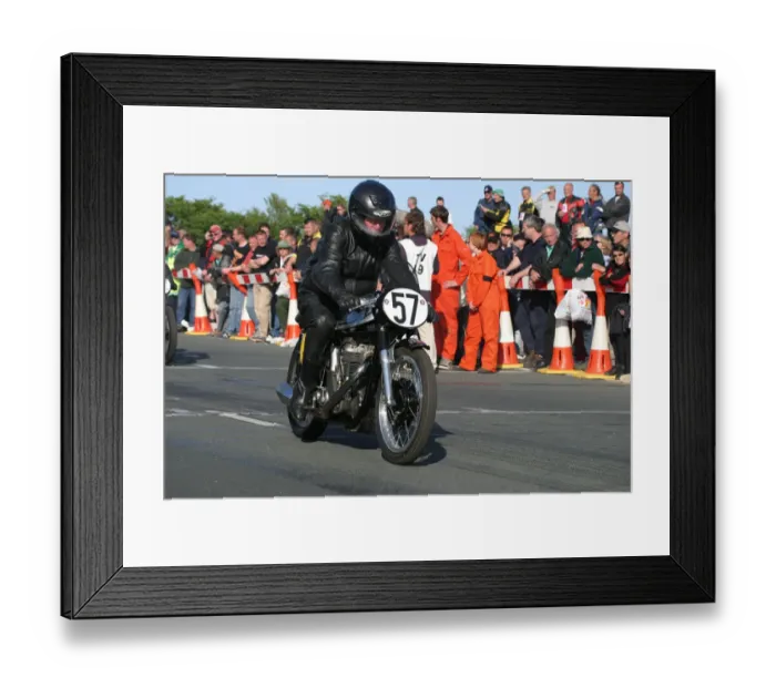 Framed Print : Mick Miller (Norton) 2003 Parade Lap Framed Print : Mick Miller (Norton) 2003 Parade Lap