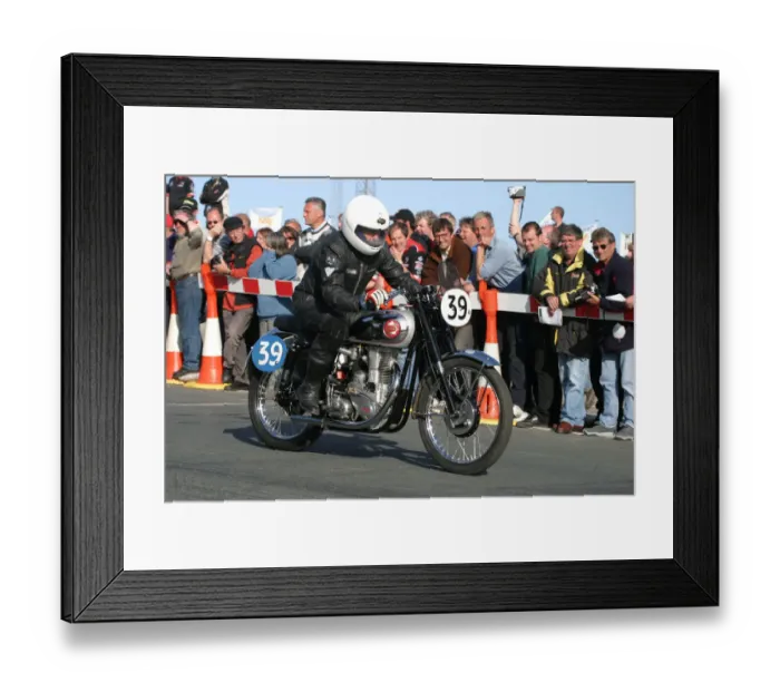 Framed Print : Derek Powell (BSA) 2003 Parade Lap