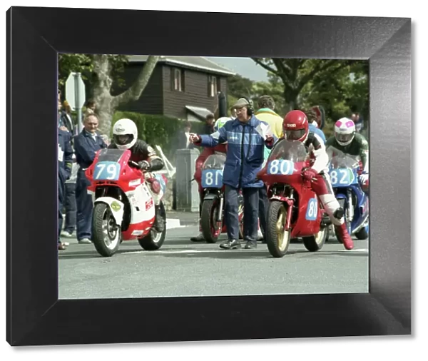 Garry Bennett (Honda & David Lloyd (Ducati) 1992 Junior Manx Grand Prix