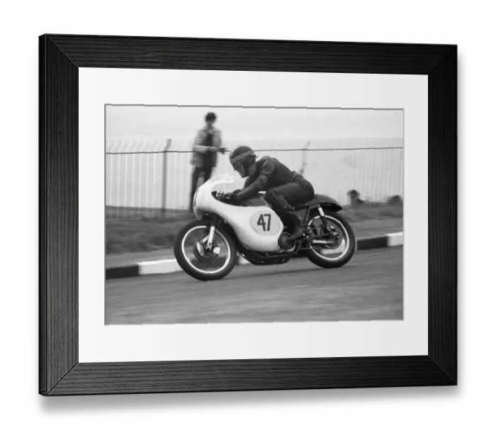 Framed Print : Brian Walmsley (Matchless) 1964 Senior TT Framed Print : Brian Walmsley (Matchless) 1964 Senior TT