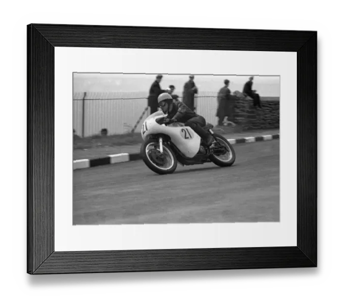 Framed Print : Michael McStay (Norton) 1964 Senior TT Framed Print : Michael McStay (Norton) 1964 Senior TT
