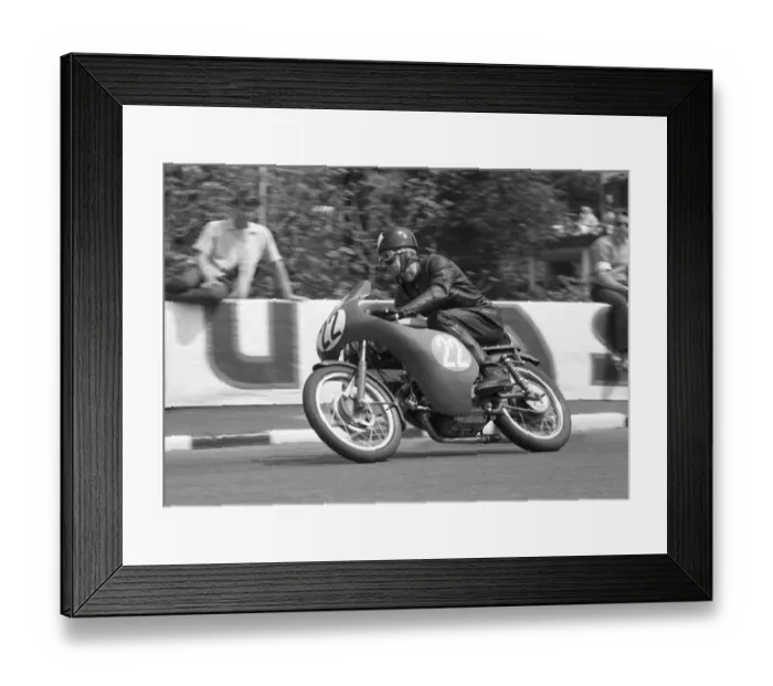 Framed Print : Bill Roberton (Aermacchi) 1962 Lightweight TT Framed Print : Bill Roberton (Aermacchi) 1962 Lightweight TT