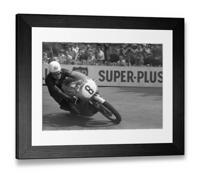 Framed Print : Bob McIntyre (Honda) 1962 Lightweight TT