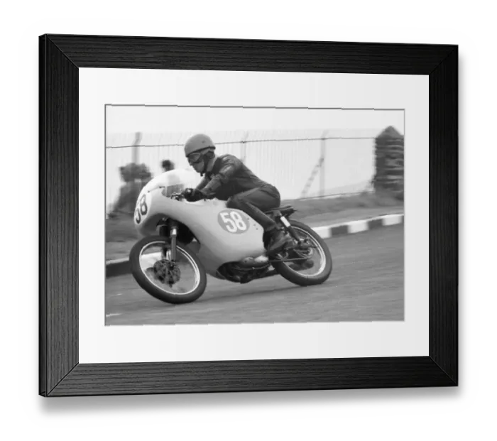 Framed Print : W F Wallwork (BSA) 1961 Lightweight TT Framed Print : W F Wallwork (BSA) 1961 Lightweight TT