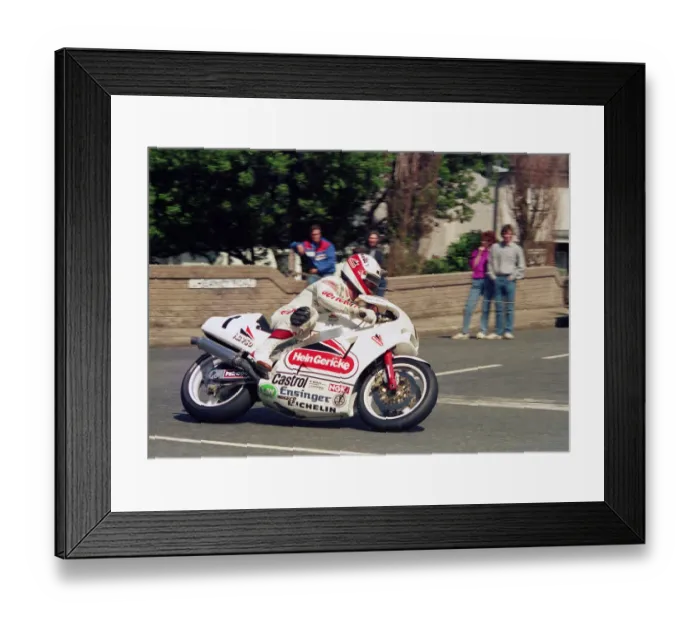 Framed Print : Klaus Klein (Yamaha) 1987 Formula One TT Framed Print : Klaus Klein (Yamaha) 1987 Formula One TT