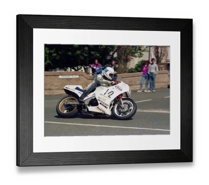 Framed Print : Nick Jefferies (Honda) 1987 Formula One TT Framed Print : Nick Jefferies (Honda) 1987 Formula One TT