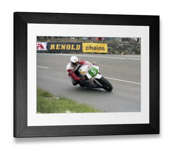 Framed Print : Steve Cull (Honda) 1985 Junior TT Framed Print : Steve Cull (Honda) 1985 Junior TT